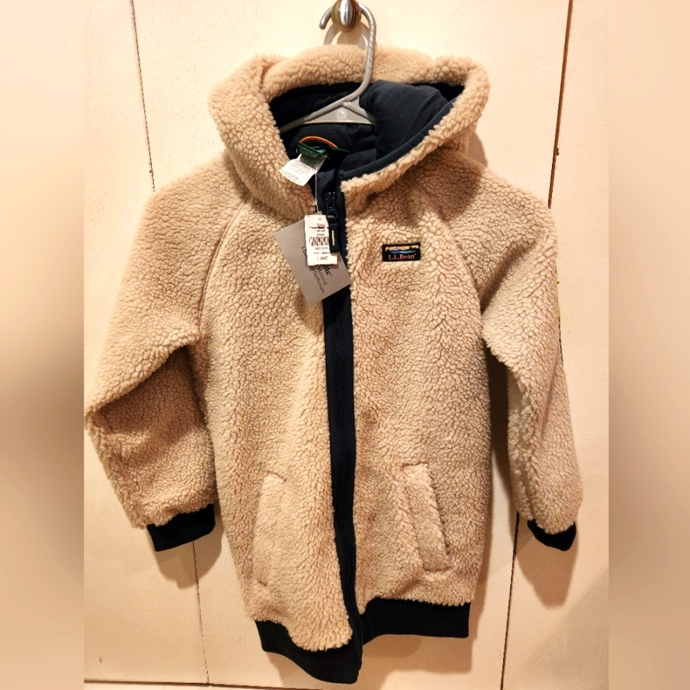 L.L. Bean Kid's Sherpa Fleece Long Coat